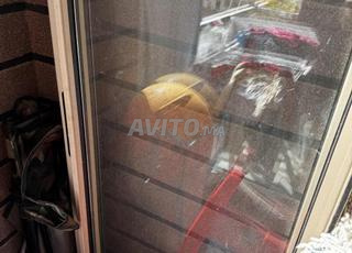 2 باب جرار زجاج مزدوج