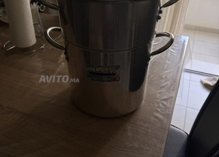 طنجرة كسكس من الألومنيوم 10 لتر