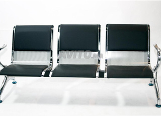 siège d'attente en cuir banquette d'accueil a