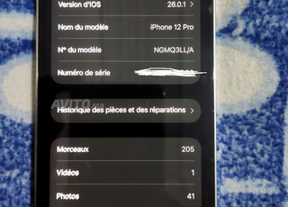 iphone 12 PRO 256 GB WIFI NO SIM