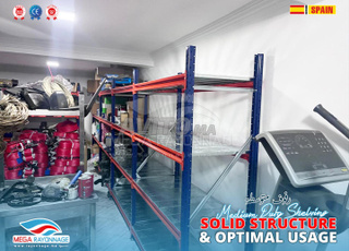 أرفف نصف ثقيلة - تخزين ذكي 💡