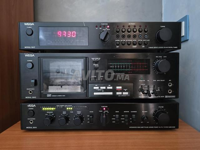 Chaine Hifi Vintage Wega Ampli Deck Tuner - 2