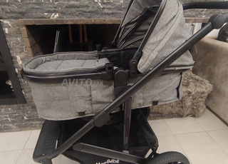 عربة أطفال جديدة مع سرير محمول - لم تستخدم قط -