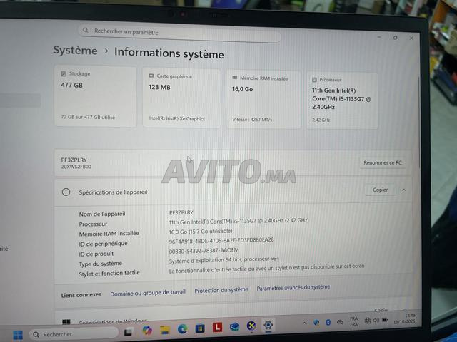 Lenovo thinkpad X1Carbon Gen9 i5-1135G7 500SSD 16g - 2