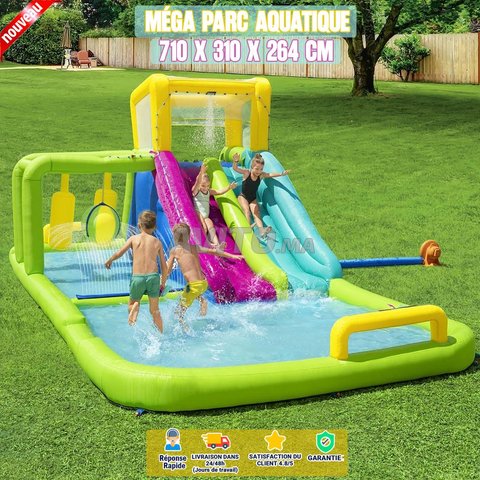 Méga Parc Aquatique Gonflable 710 x 310 x 264 cm