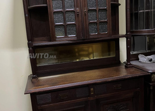 Buffet deux-corps ancien en chêne