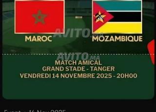 Ticket Maroc vs Mozambique cat 2