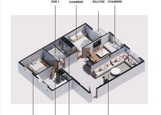 Appartement à vendre 88 m² à Temara