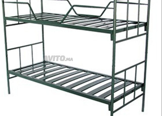 Lit métallique une place avec finition époxy