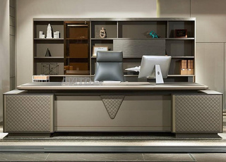 Bureau de direction avec retour et caisson 3tiroir