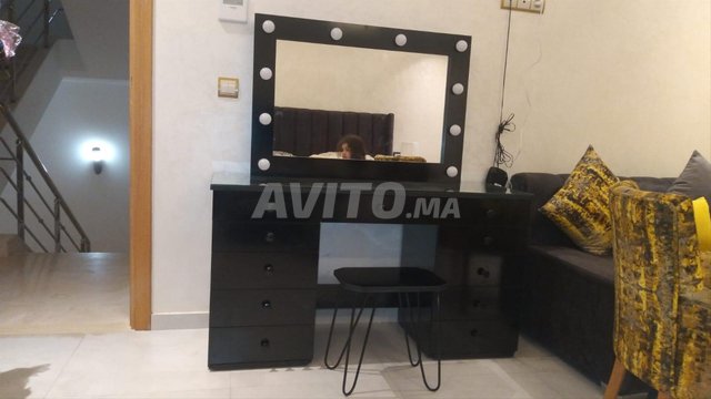 Coiffeuse avec Miroir HollyWood