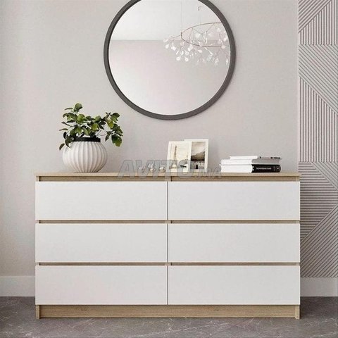 Commode 6 terroirs en bois mdf