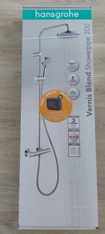 colonne de douche thermostatique neuve hansgrohe