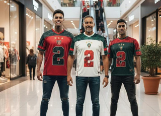 T-shirt de sport élégant pour les fans de football marocain - Édition exclusive