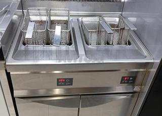 مقلاة غاز كهربائية مزدوجة ماركة Berto's