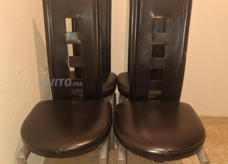 04 chaises table à manger