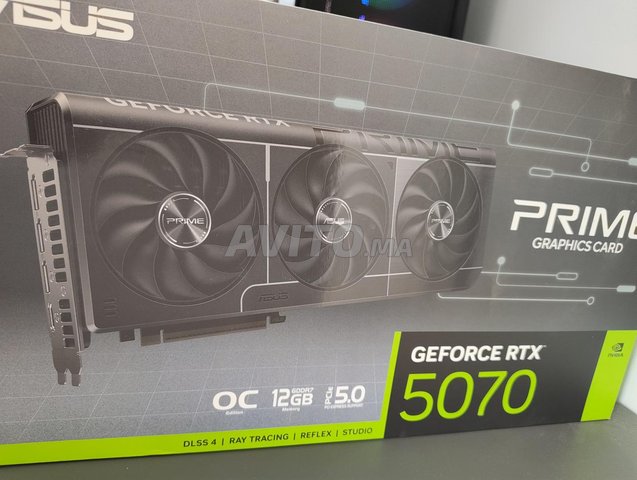ASUS PRIME GeForce RTX 5070 OC 12GB GDDR7 Reflex