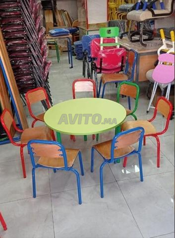 🪑 Tables et chaises colorées pour jardins d'enfants 🌟 - 2