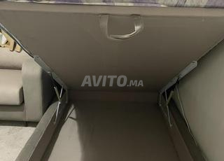 Lit avec rangement et Matelas