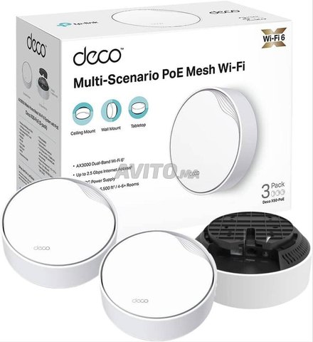 Deco X50-PoE Routeur WiFi 6 Mesh AX3000 avec PoE