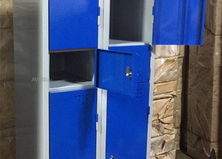 Vestiaire 4 portes métallique rangement métall