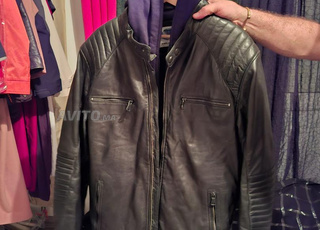 Manteau en cuir