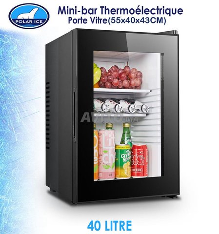 ميني بار كهروحراري 40 لتر - باب زجاجي