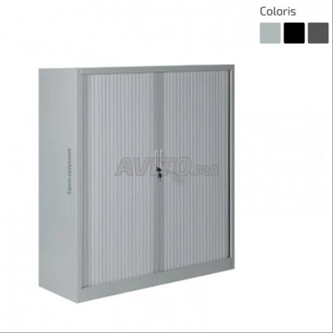 خزانة باب ستارة معدنية عالية ومنخفضة