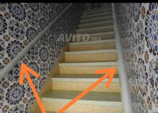 4 دعامات درج ألومنيوم 5 أمتار