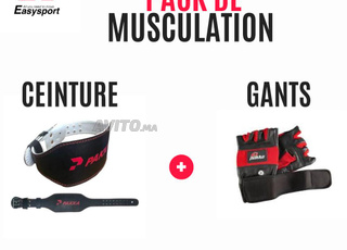 Ceinture de musculation avec Gant de musculation