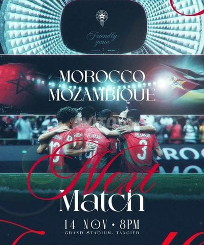 Ticket match maroc vs mozambique cat1
