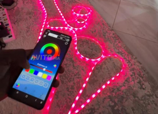 Bande lumineuse LED RGB - Livraison gratuite dans tout le Maroc