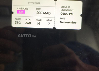 Billet Maroc Mozambique