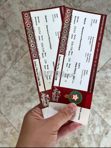 Cat 3 Maroc Mozambique ticket