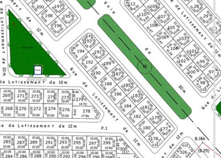 قطعة أرضية للبيع طنجة البالية 150 متر طريق 30 R4