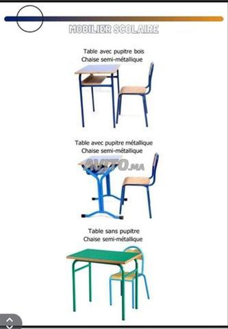 Mobilier scolaire en gros à Rabat