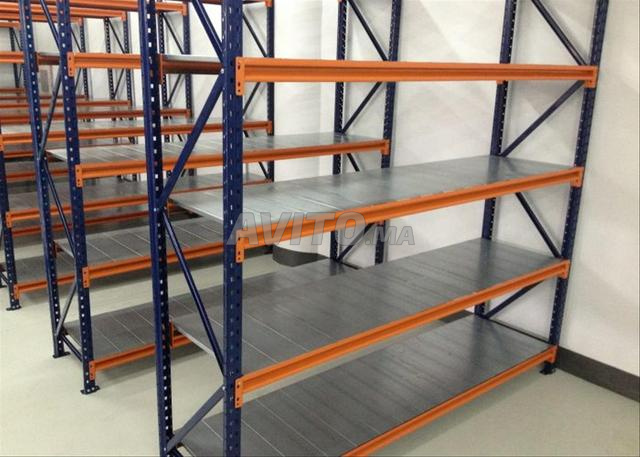 Étagères de stockage - Capacité de charge jusqu'à 600 kg par niveau