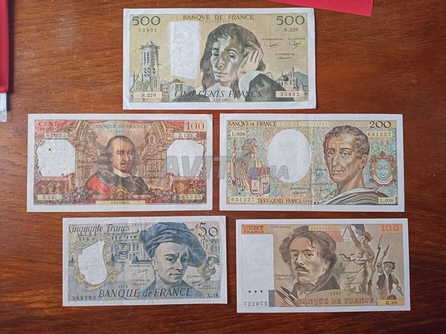 Billets Francs Banque de France