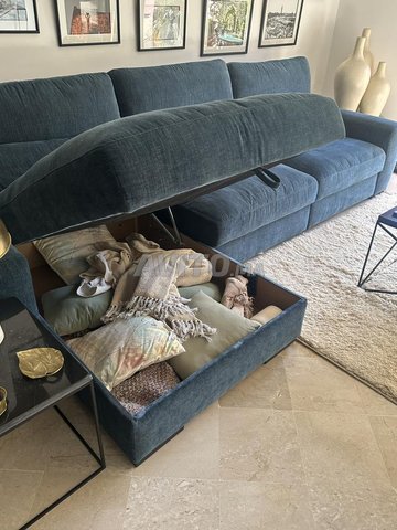 Canapé bleu excellent etat