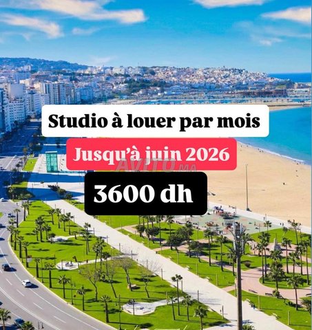 Studio à louer à la corniche de Tanger