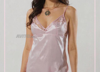 بيجامة من الساتان - موديل أنيق (تركيا)