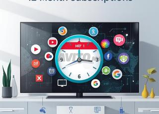 IPTV 12 شهرًا مع خدمة عملاء على مدار الساعة
