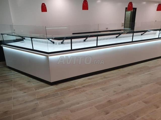 comptoir vitrine agencement sur mesure casa