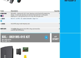 Kit automatisme de portail