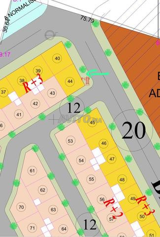 Terrain pour R+3 sur deux façades