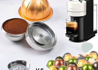 Capsule café Nespresso virtuo next & pop inox