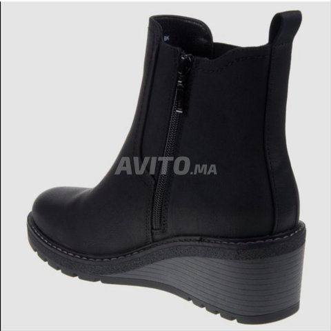 Bottes à talon compensé