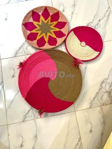 طقم 3 ديكور جداري مصنوع يدويًا