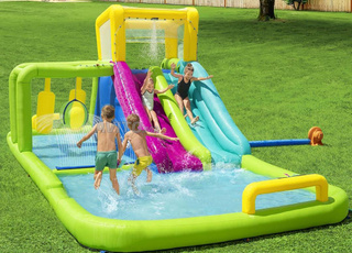 Méga Parc Aquatique Gonflable 710 x 310 x 264 cm