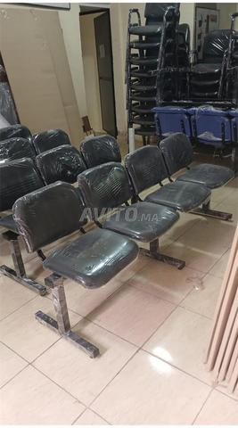 banquette en inox revêtement en cuir 2\3\4\5 place